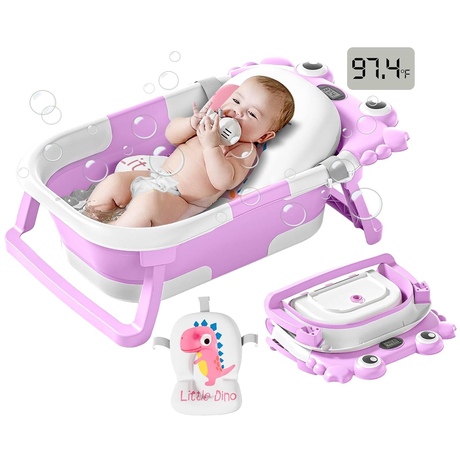 Vaschetta pieghevole per bambini, rosa