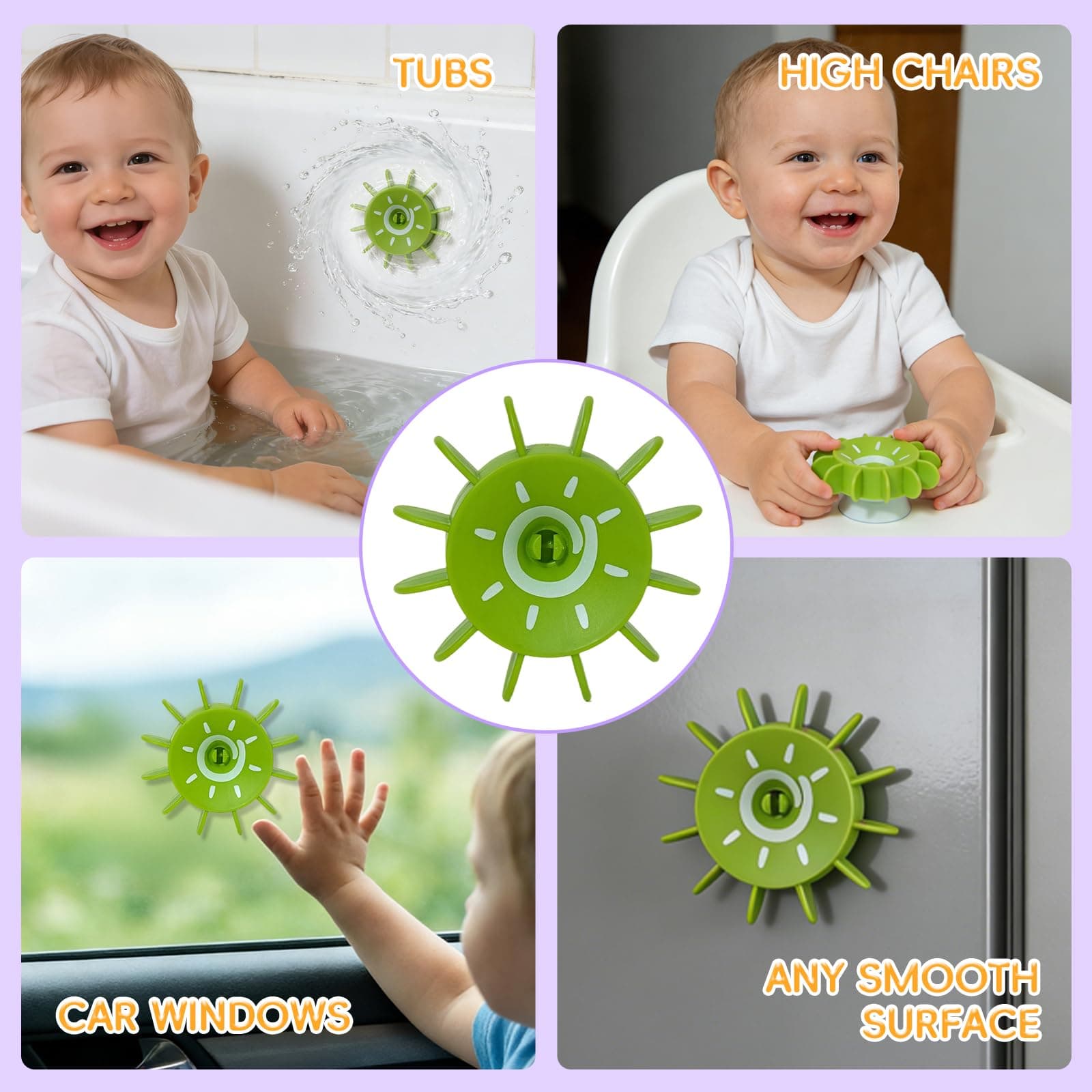 Set colorato di giochi da bagno con paletta