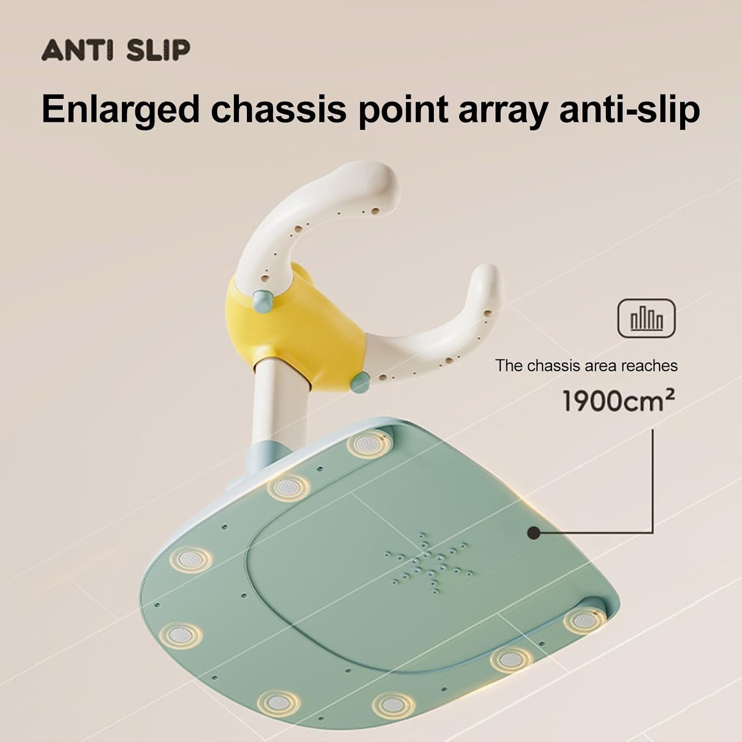 Support de bain canard réglable, rose